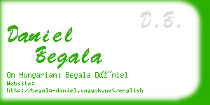 daniel begala business card